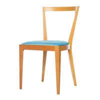 chaise en bois de hêtre naturel ponti 940 par gio ponti pour bbb italia