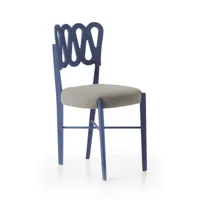 chaise en hêtre teinté ponti 969 par gio ponti pour bbb italia