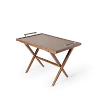 table pliante avec plateau dedalo par pinetti
