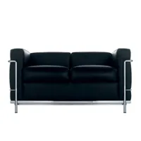 canapé - "2, fauteuil grand confort, petit modèle", conçu par le corbusier, pierre jeanneret, charlotte perriand pour cassina