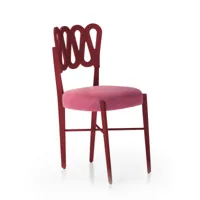 chaises ponti 969 en hêtre teinté bordeaux set de quatre par gio ponti pour bbb italia