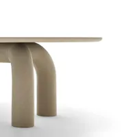 table de salle à manger en bois ronde elephante par marcantonio pour mogg
