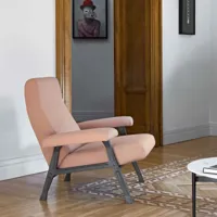 fauteuil en tissu hall par roberto menghi pour arflex