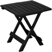 table d'appoint noire 45x43x50cm en plastique
