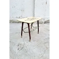 table basse rectangulaire vintage/table d'automne du milieu siècle de formica italienne vinterior italie 1960 années 60