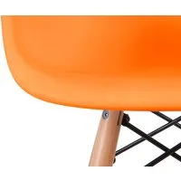 chaise enfant eames daw - orange