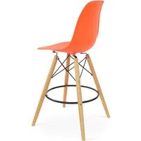 chaise de bar dsb - orange