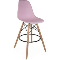 chaise de bar dsb - rose pastel