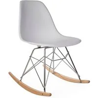 eames rocking chair rsr - blanc