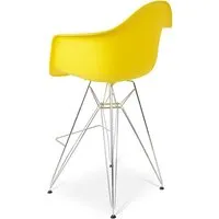 chaise de bar dar - jaune