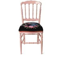 gucci chaise à imprimé animalier - rose