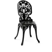 seletti chaise industry collection en aluminium - noir