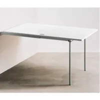 table console extensible pallo design blanche