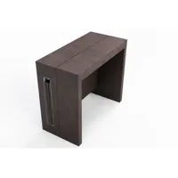 table console extensible 8 couverts topaz 90 cm vintage avec allonges intégrées
