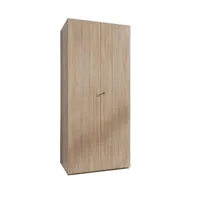 armoire de rangement étagères  lund chêne naturel 70 x 40 cm profondeur