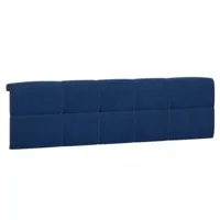 tête de lit fraser tissu bleu pour couchage140*200 cm