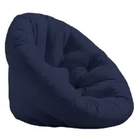 fauteuil futon standard convertible nido chair couleur bleu marine