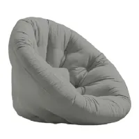 fauteuil futon standard convertible nido chair couleur gris