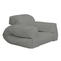 fauteuil futon standard convertible hippo chair couleur gris