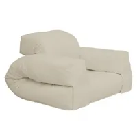 fauteuil futon standard convertible hippo chair couleur beige