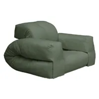 fauteuil futon standard convertible hippo chair couleur vert olive