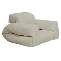 fauteuil futon standard convertible hippo chair couleur lin