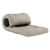 fauteuil futon convertible wrap couleur lin