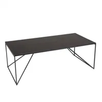 table basse rectangulaire dila  120 x 60 cm / pieds métal