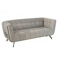 canapé lounge marianah gris clair