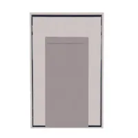armoire lit verticale tonic couchage 90 x 200 cm table pliante intégrée