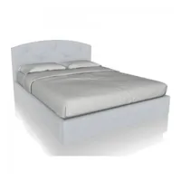 lit coffre avec tête de lit capitonnée noctis d+06 couchage 140x200 cm tissu gris