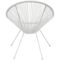 fauteuil de jardin acapulco blanc kare design