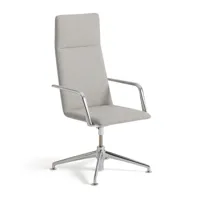 fauteuil bureau aluminium et inserts laine torino