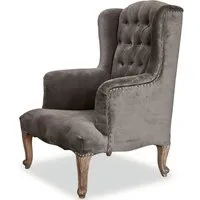 fauteuil miellin, gris (70 x 72 x 102cm)
