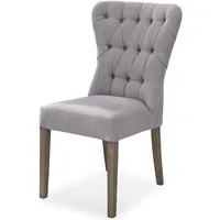 chaise saint-laurent, gris bleu (68 x 56 x 100cm)