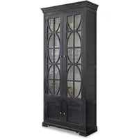 vitrine lorien, noir vieilli (40 x 100 x 220cm)