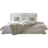lit aubrianne, blanc (220 x 200 x 106cm)
