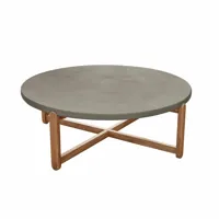 table basse robinson, gris/marron (35cm)