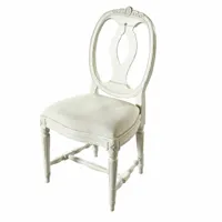 chaise san gavino, blanc vieilli (55 x 51 x 96cm)
