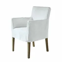 chaise longhill, blanc (63 x 58 x 88cm)