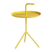 hay - table basse don't leave me en métal, acier laqué couleur jaune 50.84 x 58 cm designer thomas bentzen made in design