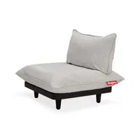 fatboy - canapé de jardin rembourré paletti en tissu, mousse polyester couleur beige 90 x 90.12 cm made in design