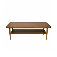 maison sarah lavoine - table basse puzzle en bois, stratifié couleur bois naturel 120 x 76.97 40 cm designer made in design