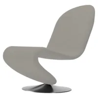 verpan - fauteuil rembourré 123 - beige - 67 x 59 x 89 cm - designer verner panton - tissu, mousse de caoutchouc