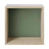 muuto - etagère stacked 2.0 en bois, mdf placage chêne couleur bois naturel 43.6 x 54.04 cm designer julien de smedt made in design