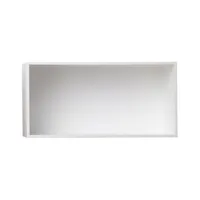 muuto - etagère mini stacked 2.0 en bois, mdf peint couleur blanc 49.8 x 24.9 45.01 cm designer julien de smedt made in design