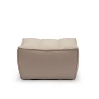 ethnicraft - canapé modulable n701 en tissu, mousse couleur beige 68.26 x 43 cm designer jacques  deneef made in design