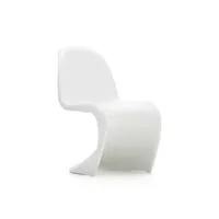 vitra - chaise enfant panton chair en plastique, polypropylène teinté couleur blanc 37.5 x 53.13 62.8 cm designer verner made in design
