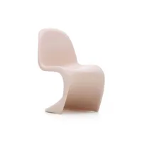 vitra - chaise enfant panton chair en plastique, polypropylène teinté couleur rose 37.5 x 53.83 62.8 cm designer verner made in design