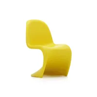 vitra - chaise enfant panton chair en plastique, polypropylène teinté couleur jaune 37.5 x 51.68 62.8 cm designer verner made in design